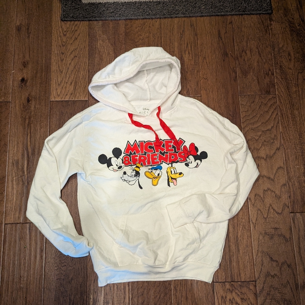 Mickey & Friends White Hoodie